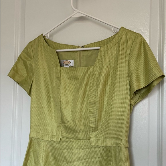 Wool & Silk Talbots Petite Shift Dress - Pistachio Light Green - Picture 2 of 8